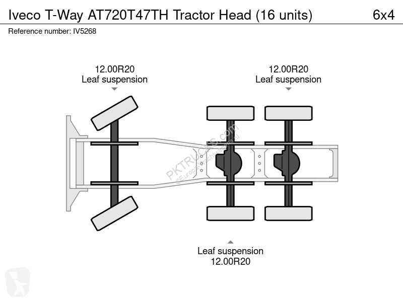 Tracteur Iveco T-Way AT720T47TH Tractor Head...
