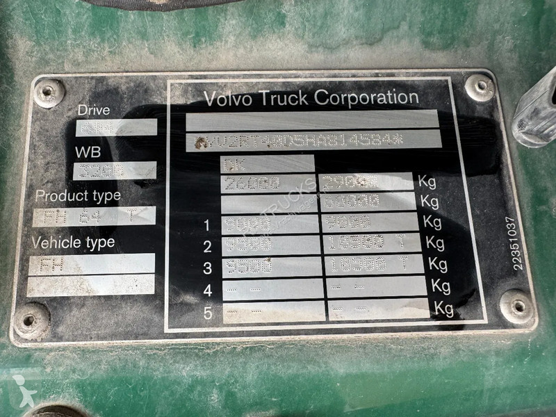 Tahač Volvo 500 6X4 EURO 6 HYDRAULIC