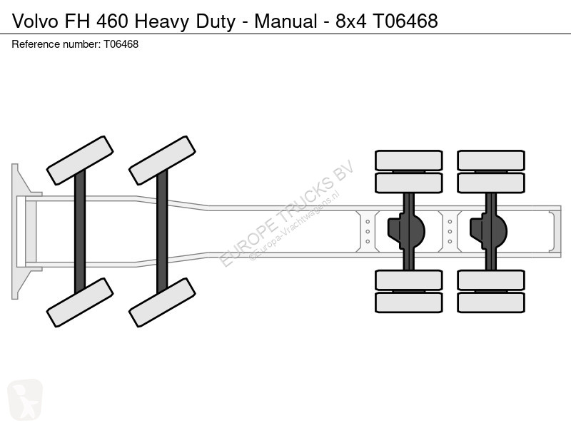 Traktor Volvo FH  Heavy Duty - Manual - 8x4