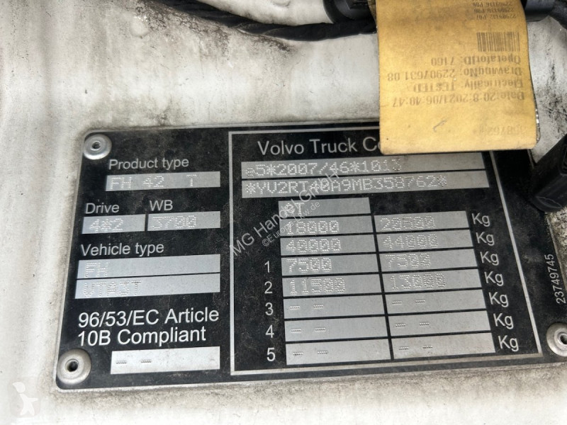 Traktor Volvo FH 500 EURO 6, I-Shift,...