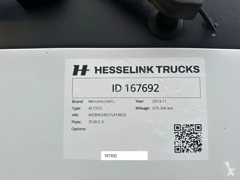 Traktor Mercedes 1840 4X2 679.306KM NL Truck