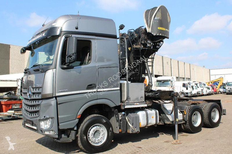 جرار Mercedes 2858 + PALFINGER Z15 (2022) + 6X4...