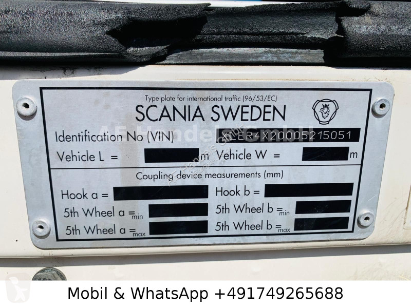 جرار Scania R500 V8 Topline B *Retarder/Euro5/...