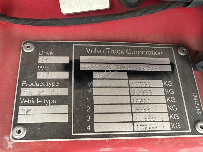 جرار Volvo 13540 8X4, 150 TON, INTARDER, 566862 KM