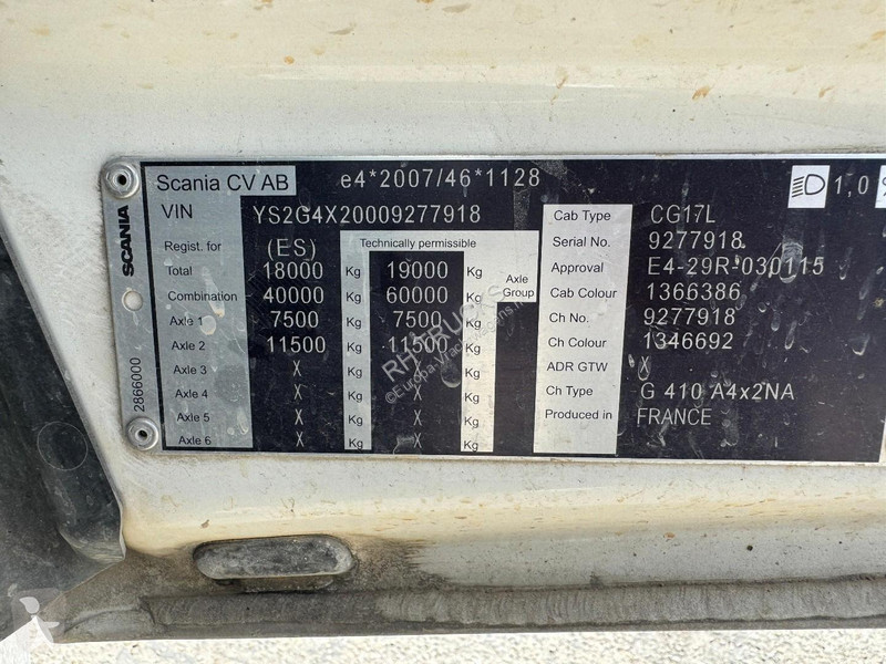 جرار Scania 410 4X2 EURO 6 + RETARDER