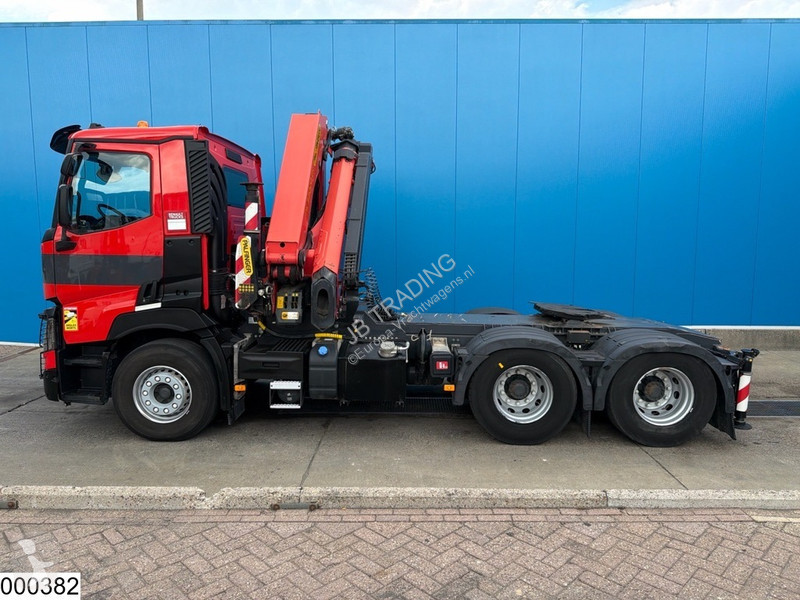 Tracteur Renault C 440 6x4, EURO 6, PTO, Palfinger