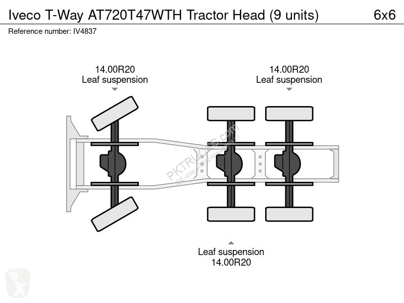 جرار Iveco T-Way AT720T47WTH Tractor Head (9...