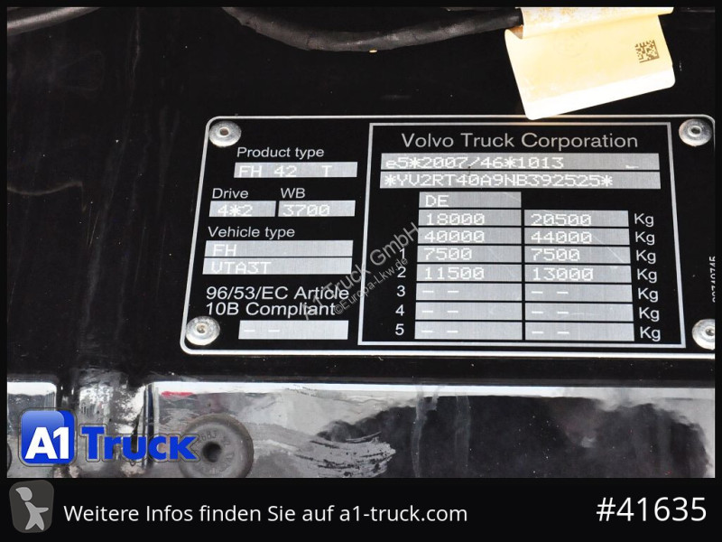 جرار Volvo FH 500 XL, I-Save, Hydraulik Navi