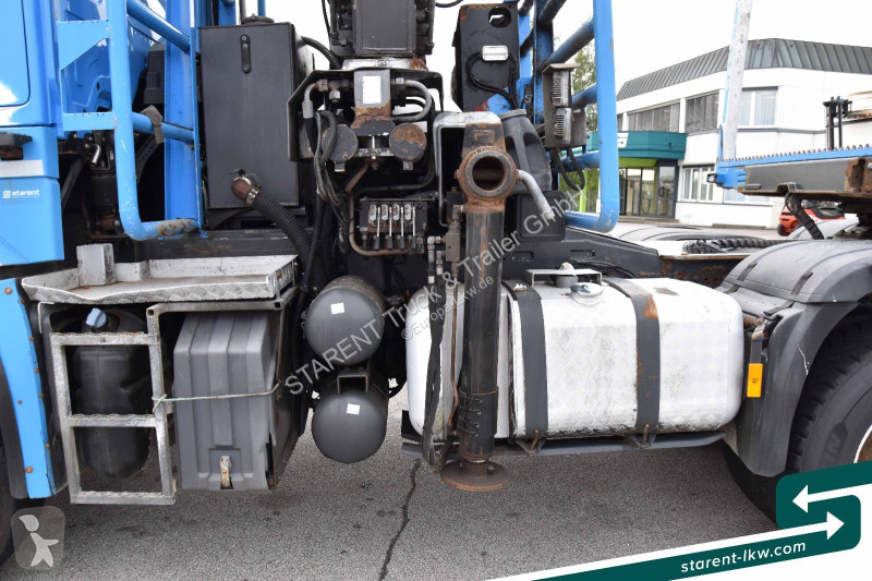 Camion remorque Mercedes 3653 6x6 Penz Holz...