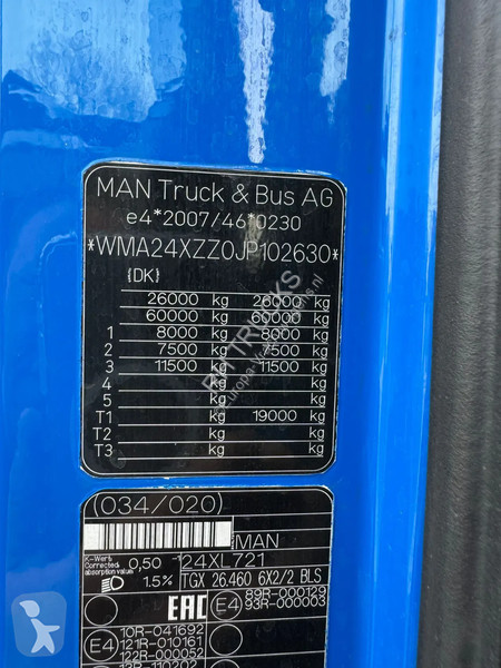 Traktor MAN 26.460 6X2 EURO 6