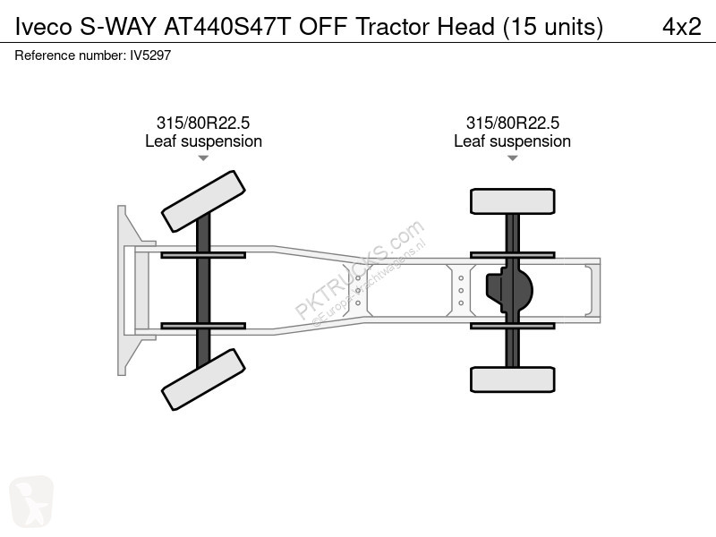 Tractor Iveco AT440S47T OFF Tractor Head (15...