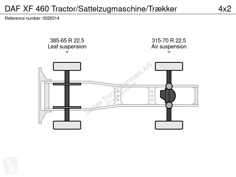 Traktor DAF Tractor/Sattelzugmaschine/Trækker