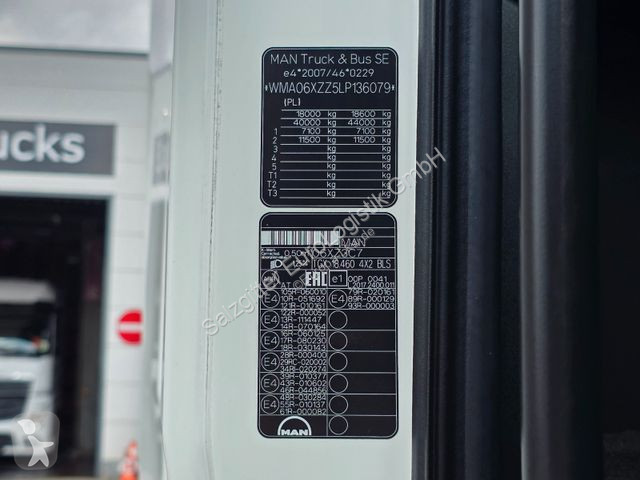 Traktor MAN 18.460 4X2 BLS / Retarder / 2 Tanks...