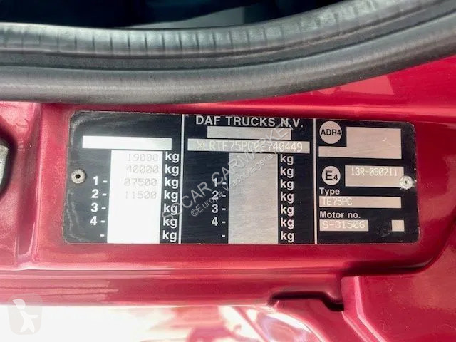 Tahač DAF 75250 Euro 3 NL-Truck Automatic