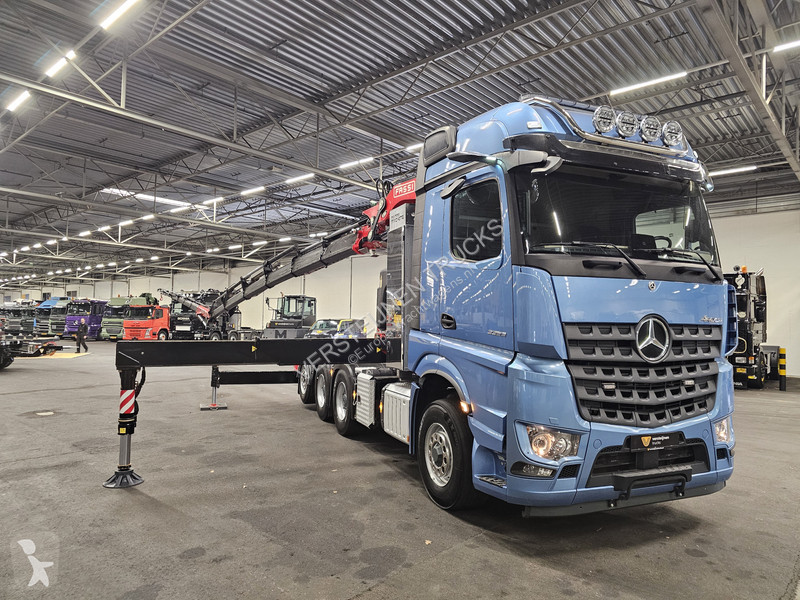 جرار Mercedes 3353 8x6 / FASSI 71 T/M + JIB /...
