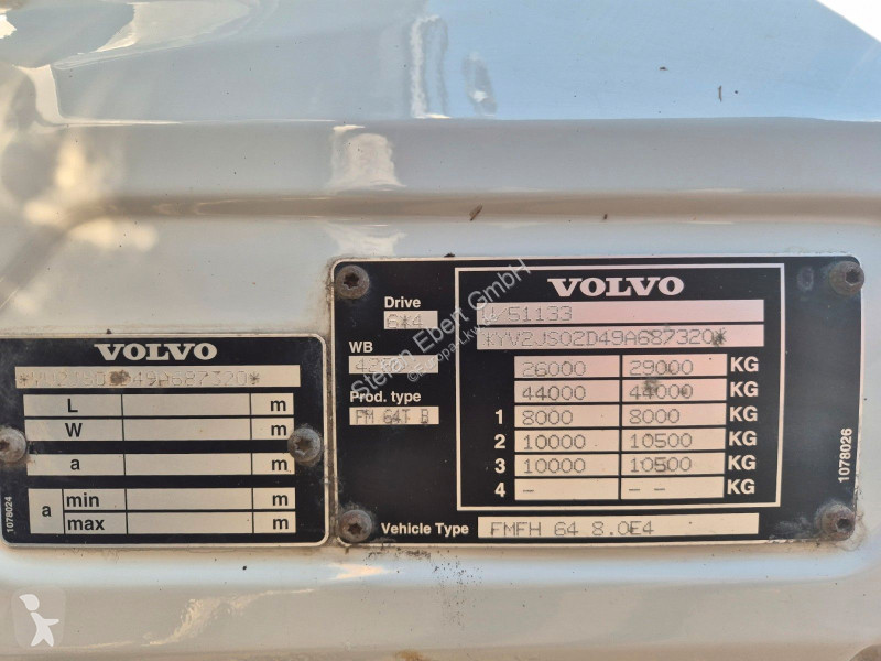 Trattore Stradale Volvo 440 6x4 Retarder Hydraulik