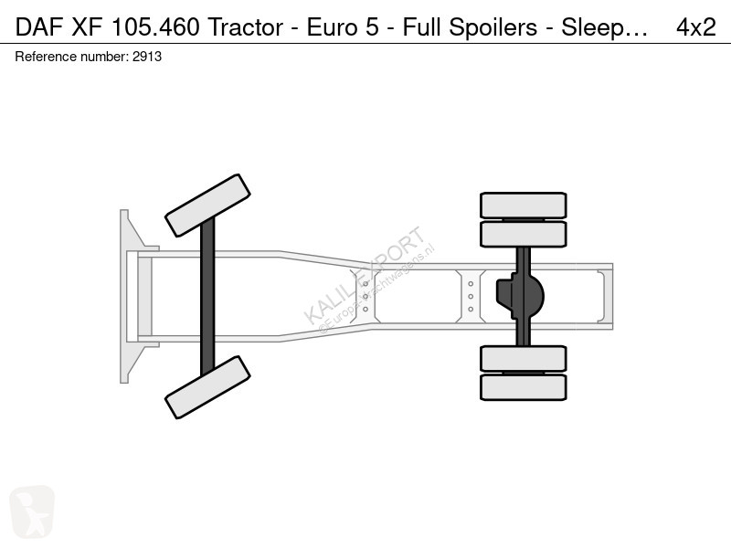 DAF 105460 Tractor - Euro 5 - Full Spoilers -...