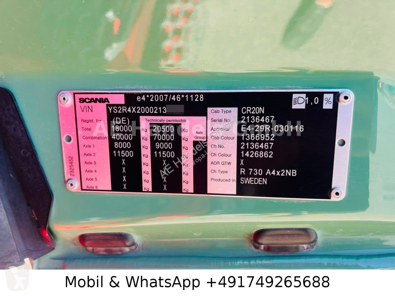 جرار Scania R 730 V8...