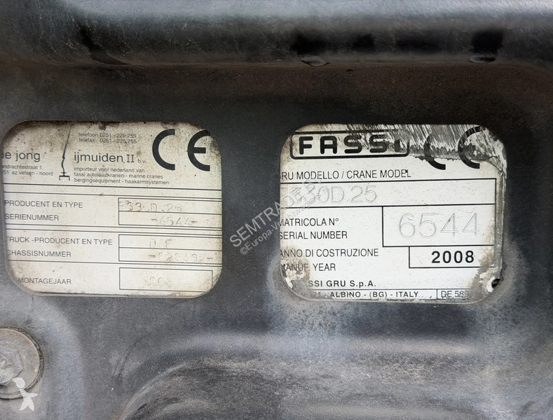 DAF FTS SSC EURO 5 6X2 FASSI F330D.25 33...
