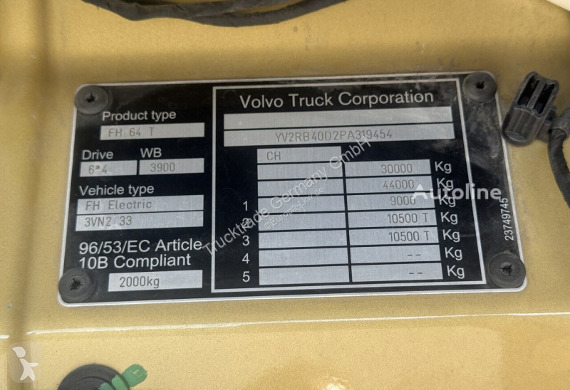 Volvo FH Electric 6x4 / Swiss-Vehicle tractor unit