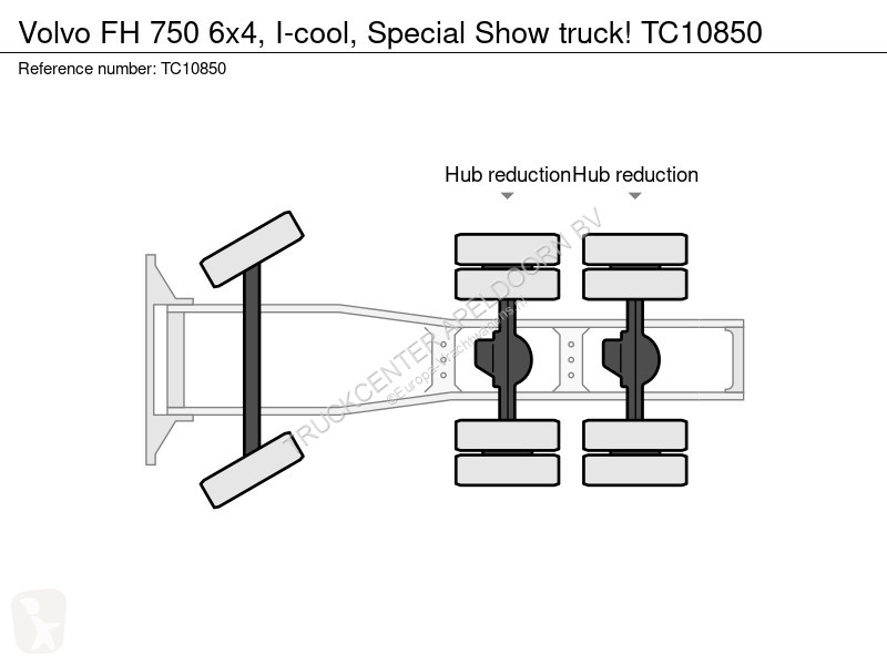 Tractor Volvo FH 750 6x4, I-cool, Special Show...