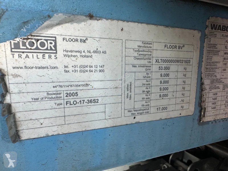 Trekker Volvo FH 0 MET 4 ASSIGE FLOOR OPLEGGER