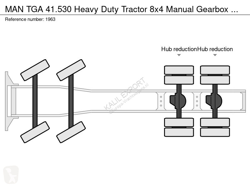 Cabeza tractora MAN 41.530 Heavy Duty Tractor...