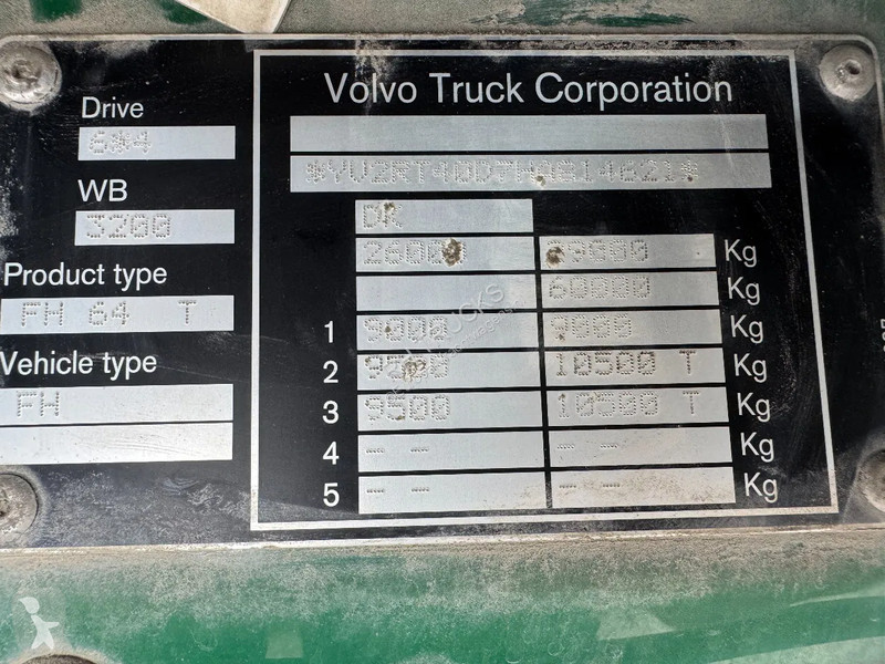 Tahač Volvo 500 6X4 EURO 6 HYDRAULIC HUB REDUCTION