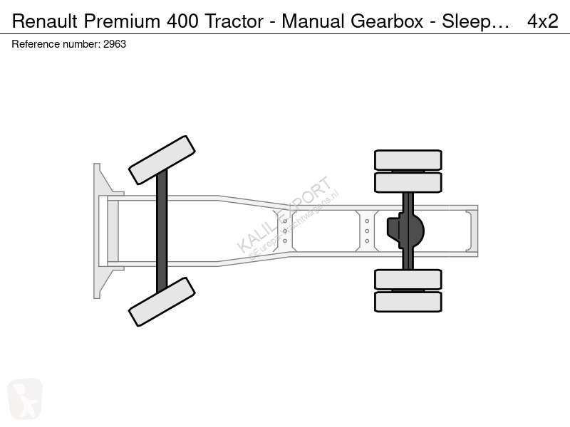 جرار Renault 400 Tractor - Manual Gearbox -...