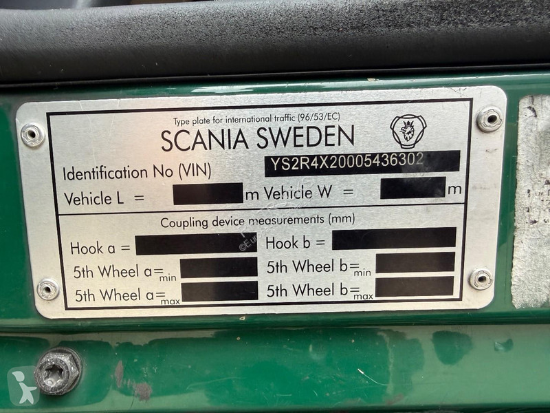 Cabeza tractora Scania 4X2 EURO 6
