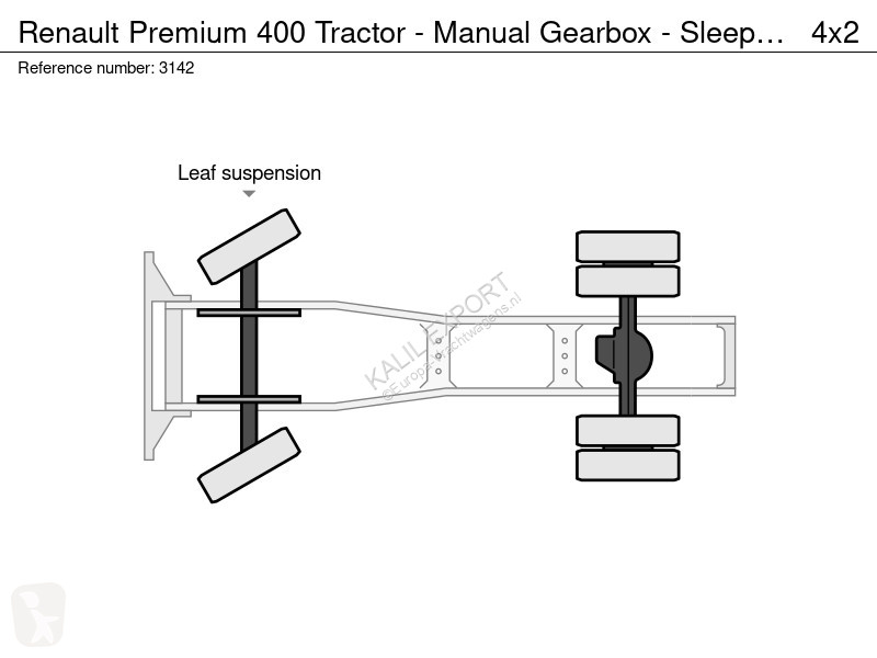 Renault 400 Tractor - Manual Gearbox - Sleeping...