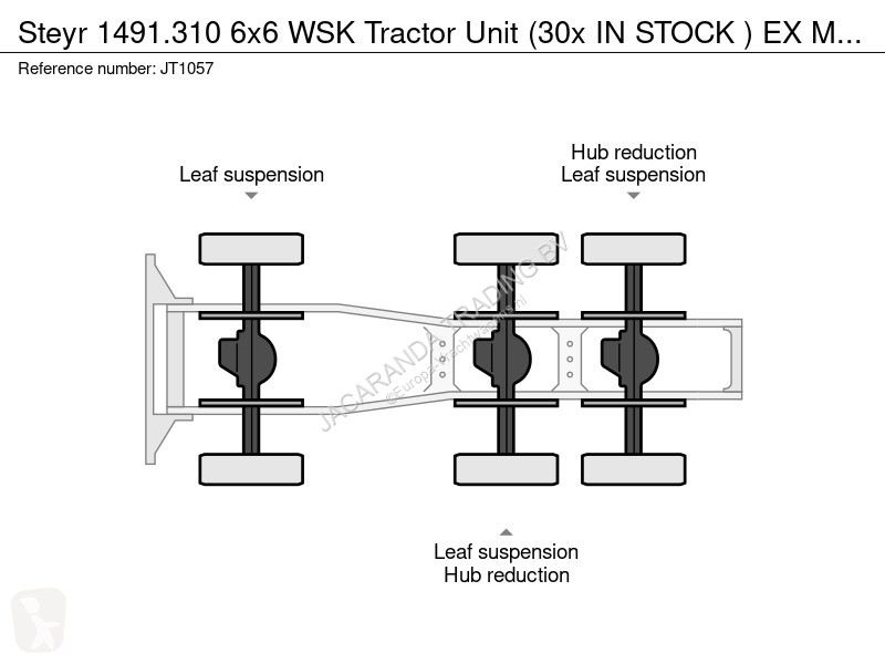 Traktor Steyr 1491.310 6x6 WSK Tractor Unit...