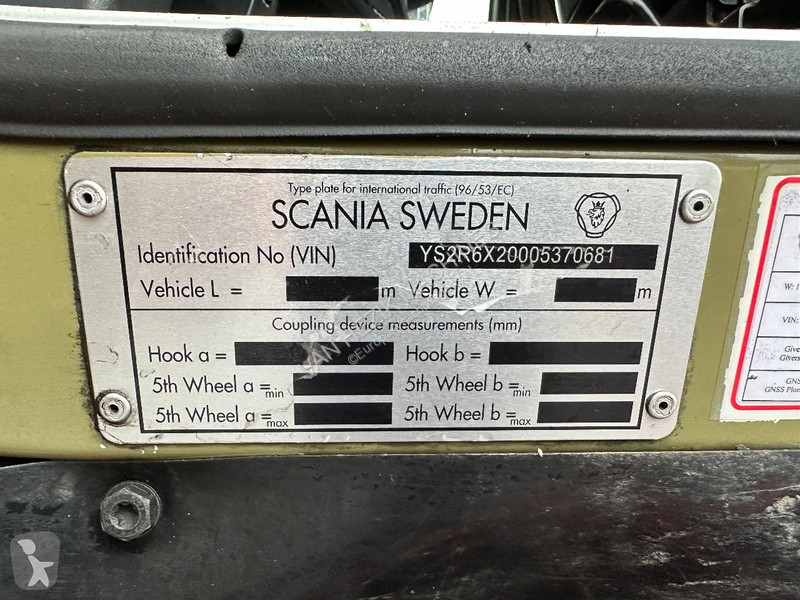 Traktor Scania 580 V8 Full air-retarder-6x2-eur0 6