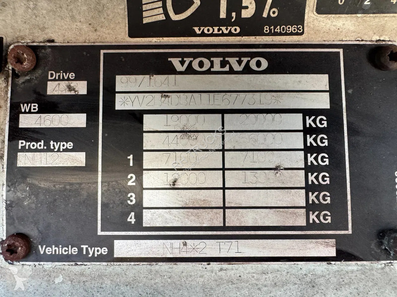 Traktor Volvo 12460 4X2 - EURO 2 + KIPPER...