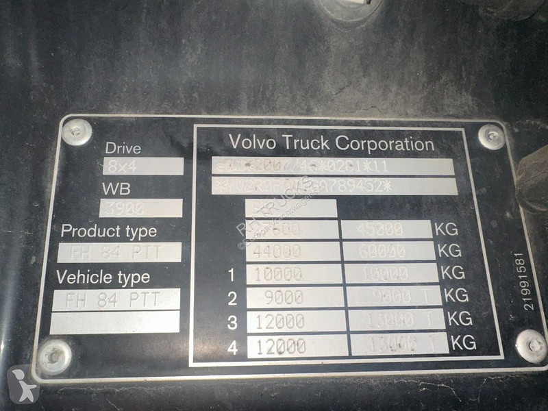 Traktor Volvo 16750 8X4 170 TON, INTARDER
