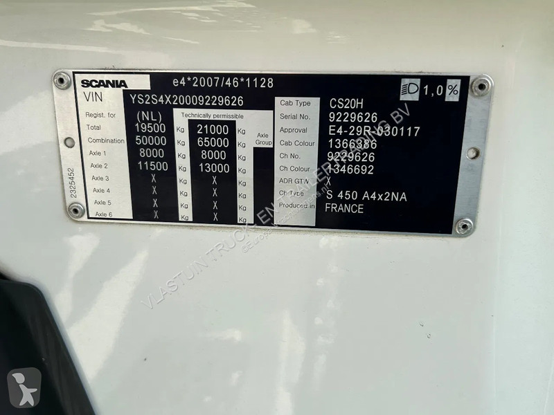 Tractor Scania S450 | 4X2 NA | CLEAN DUTCH...
