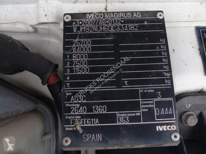 Tracteur Iveco 480 + 6X2 + EURO 6
