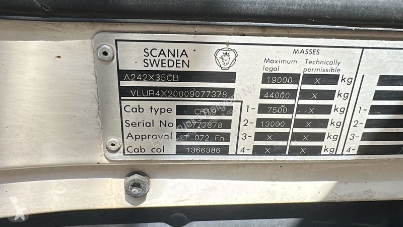 Tracteur Scania 124-470 (MANUAL GEARBOX / BOITE...