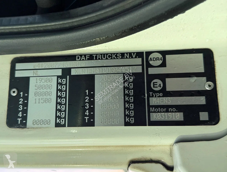 Тягач DAF 400 SPACE CAB 729.000 KM HOLLAND TRUCK