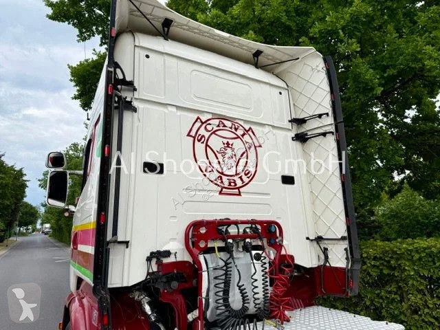 جرار Scania 520 V8 Topline/Standklima/etarder/Eu6