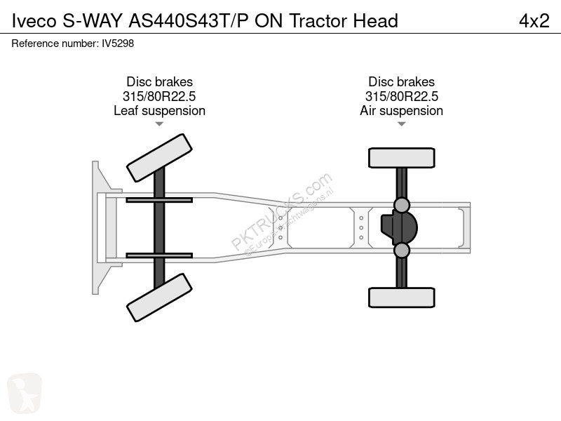 جرار Iveco AS440S43T/P ON Tractor Head
