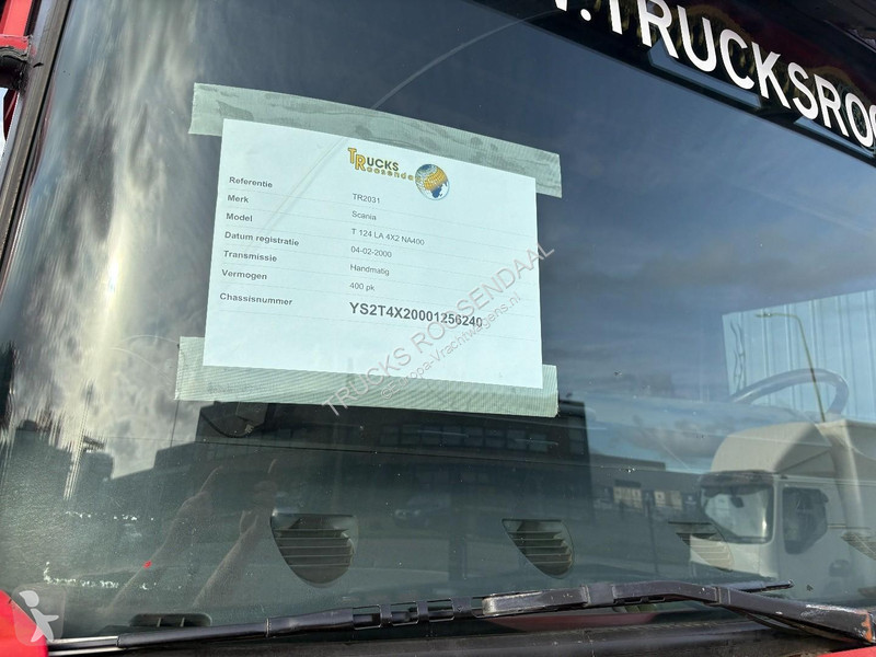 Cabeza tractora Scania T 124  4X2 NA400 +...