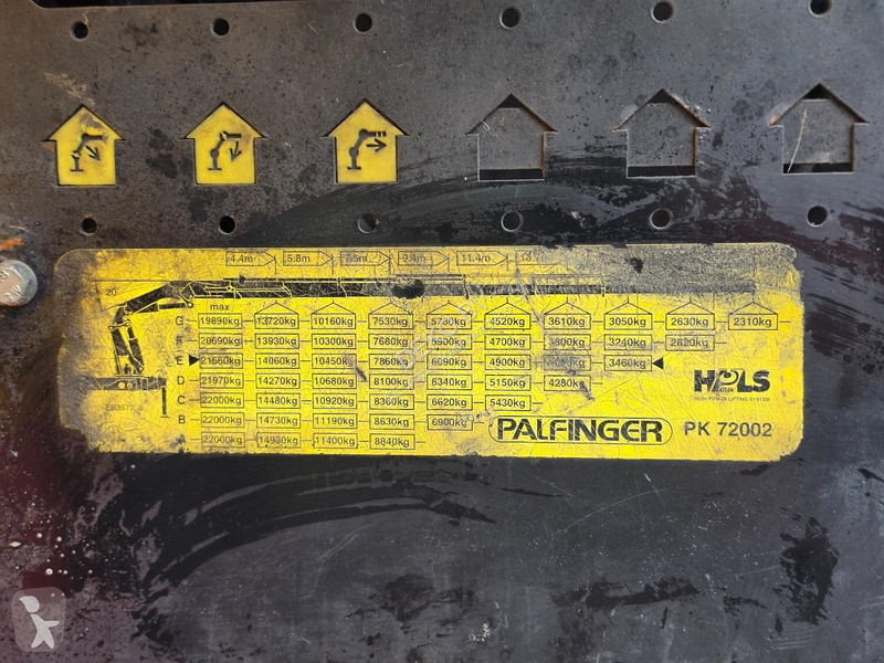 Cabeza tractora Volvo 500 8X4!! PALFINGER 72002...