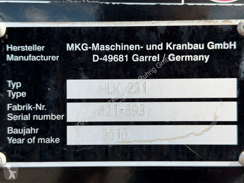 Cabeza tractora Volvo 420 6x2 mit Ladekran HLK...
