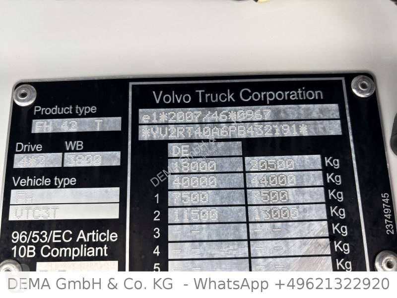 Тягач Volvo FH 500*E6e*IPark...