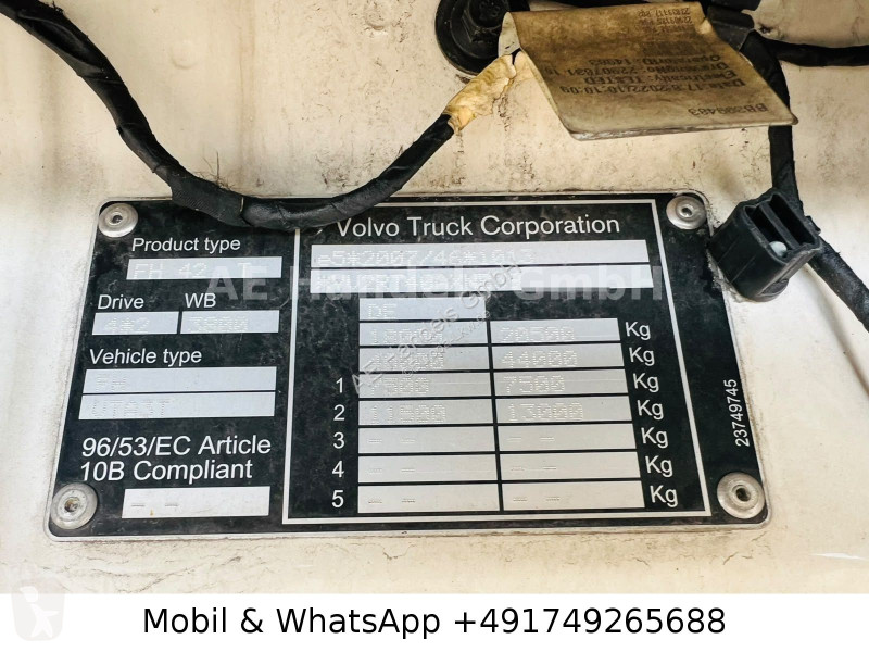 Cabeza tractora Volvo 500 Globe BL...