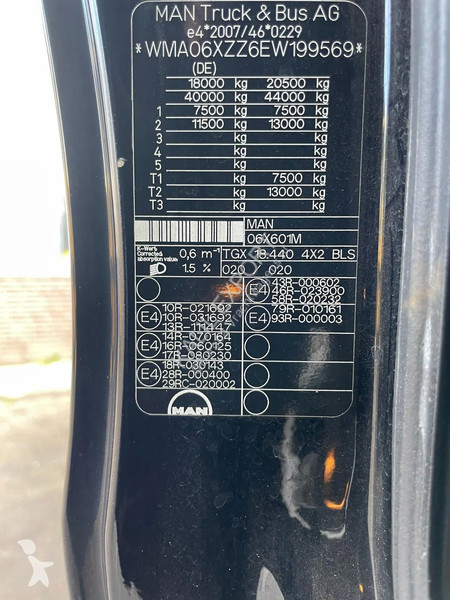 Traktor MAN 18.440 Retarder Euro6 Spoilers NL...