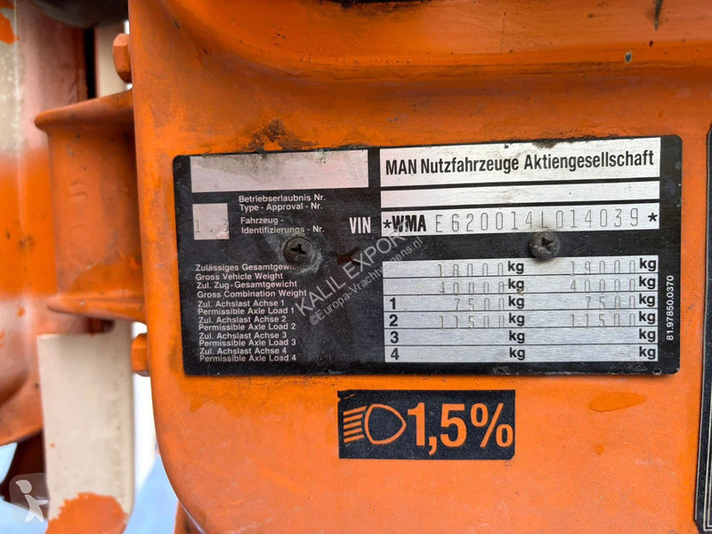 جرار MAN 4x4 Manuel Gearbox Big Axle Kipper...