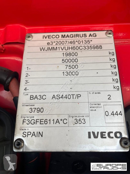Iveco 480 Steel/Air - Manual - New Tyres - Top...