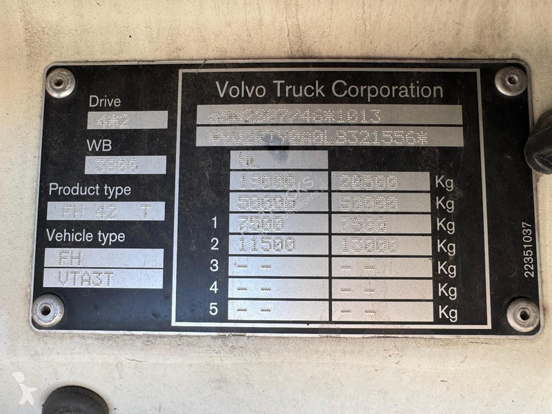 Trekker Volvo 460 4X2 EURO 6 + TRS COOLING